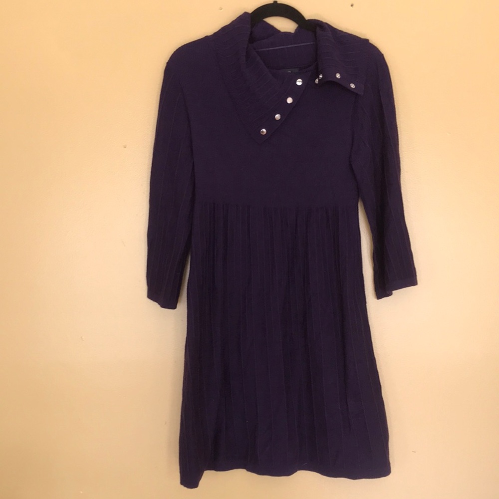 Purple Fall/Winter Sweater Dress